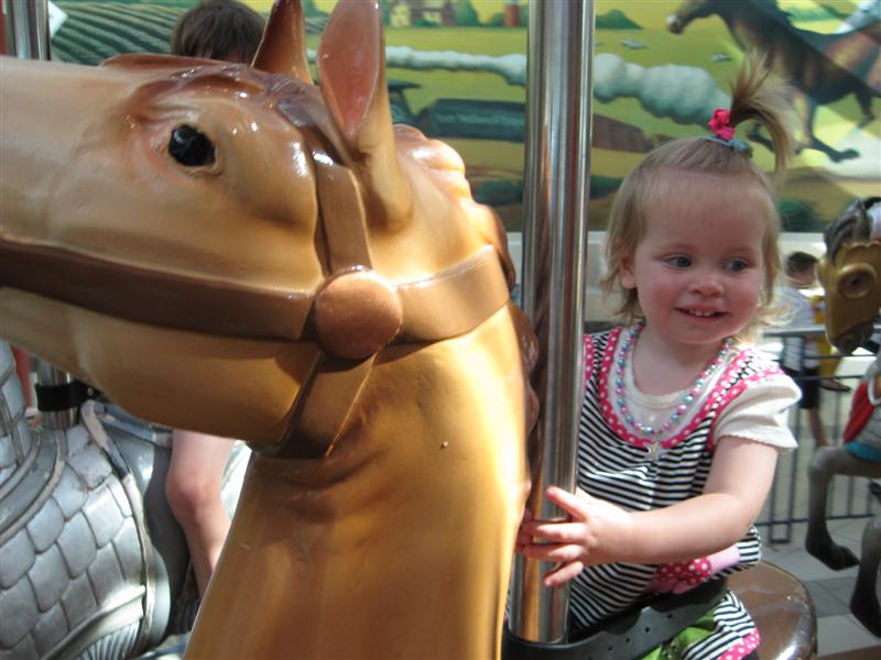 Kids_Carousel (6).JPG - I like my horsey - we'll call him "Neigh!" (His name is actually "Cinncinnati")